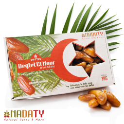 Dattes Algeriennes Deglet Nour  Prémium 1kg