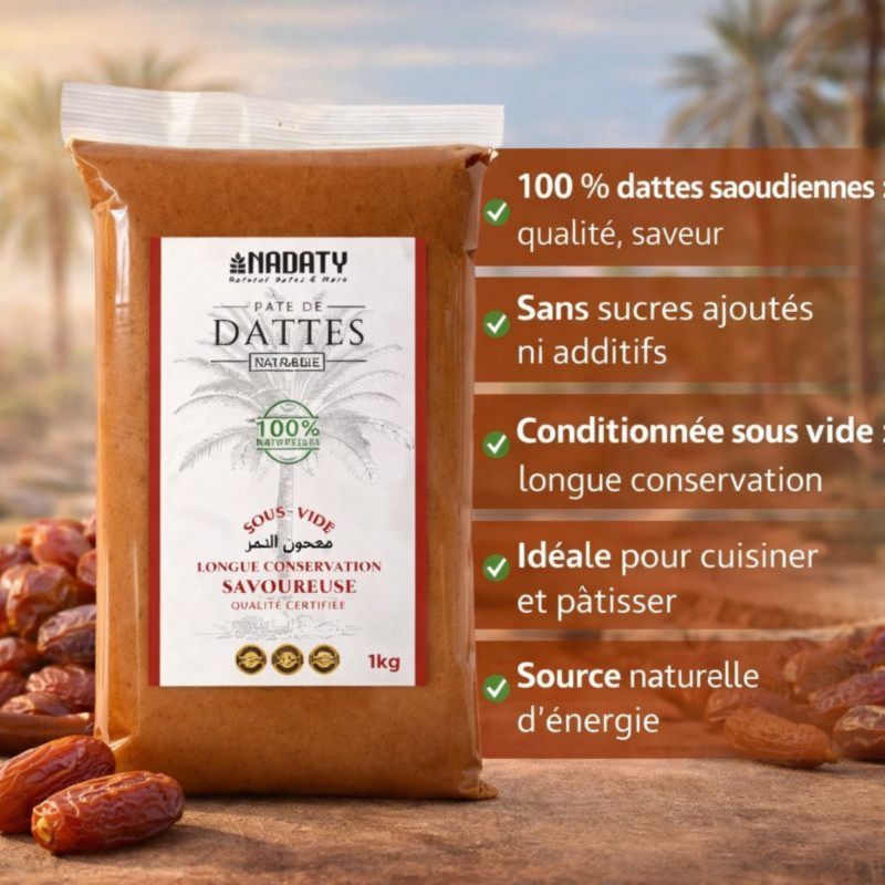 Pâte de Dattes 1 KG